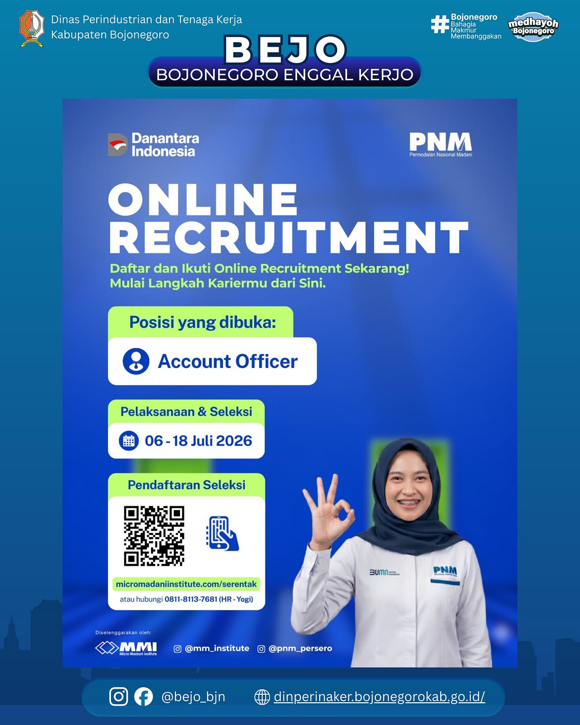 LOWONGAN KERJA TERBARU – PT Permodalan Nasional Madani (PNM)