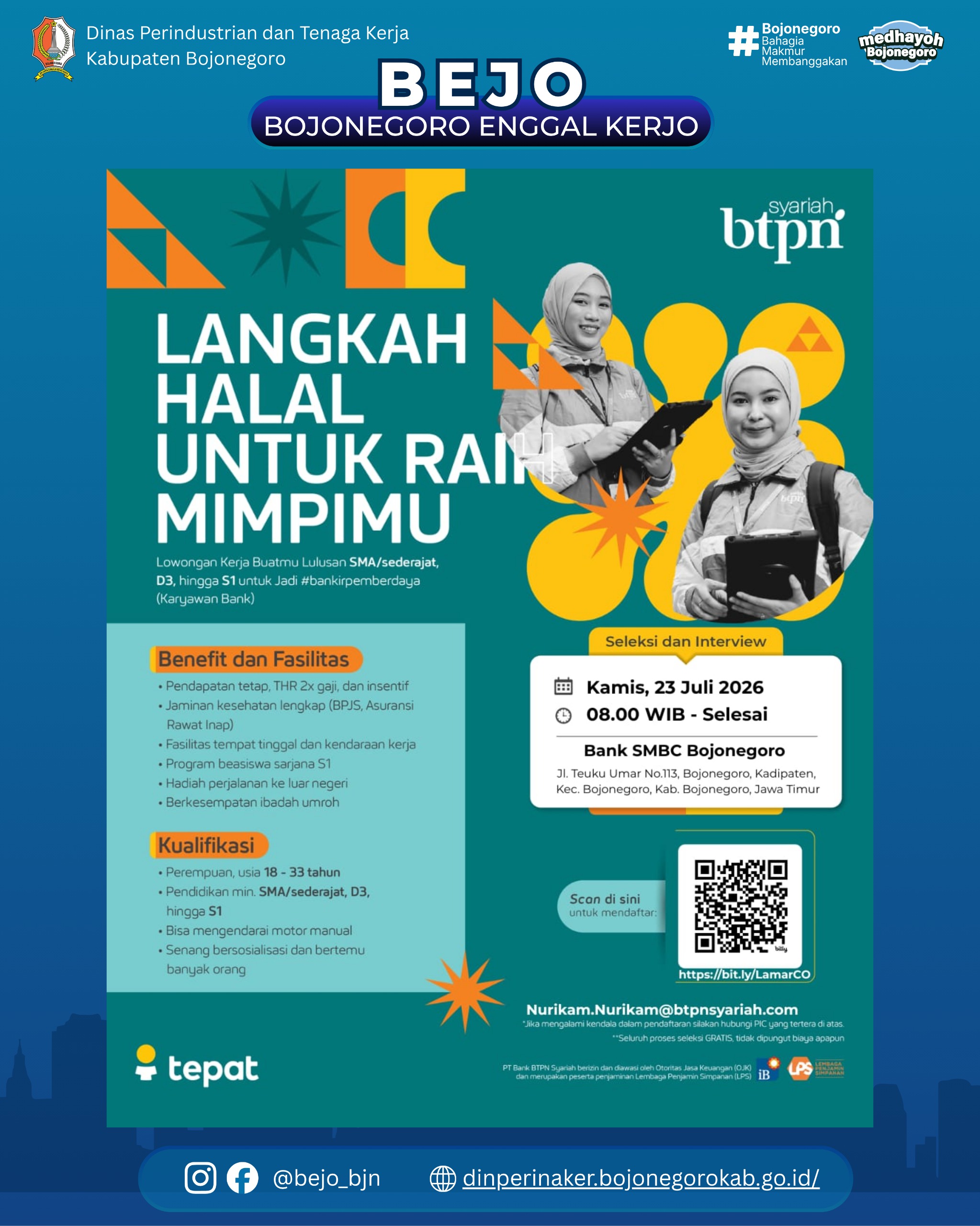 LOWONGAN KERJA TERBARU – BTPN Syariah