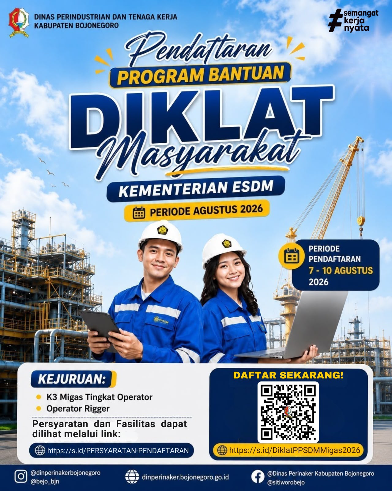 Program Bantuan Diklat Masyarakat Kementerian ESDM