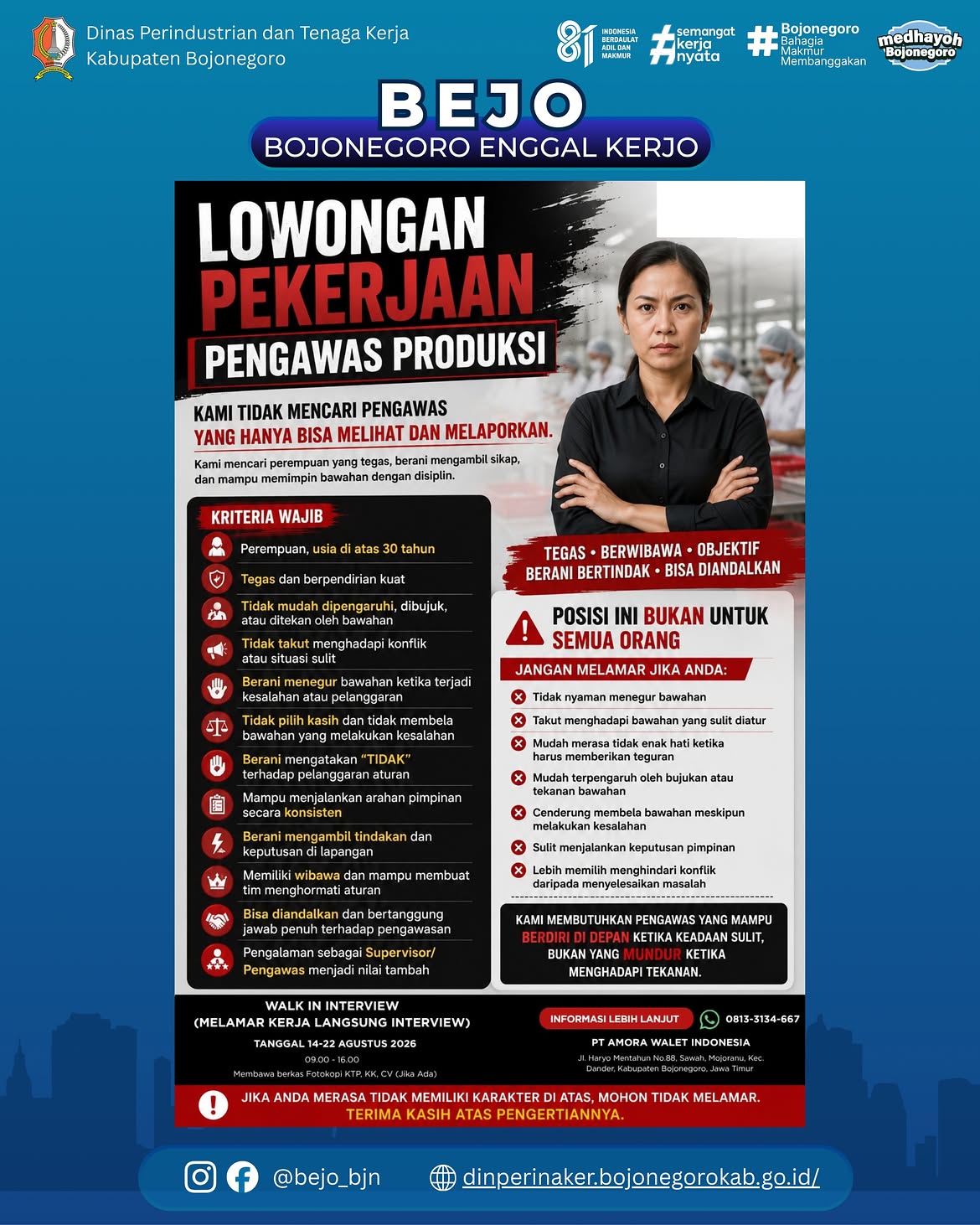 LOWONGAN KERJA TERBARU – PT Amora Walet Indonesia