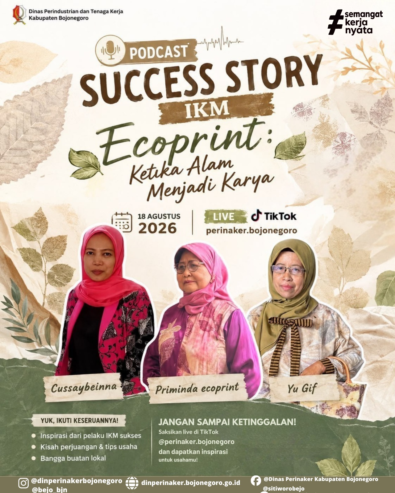 Dari alam, lahir karya yang bernilai!