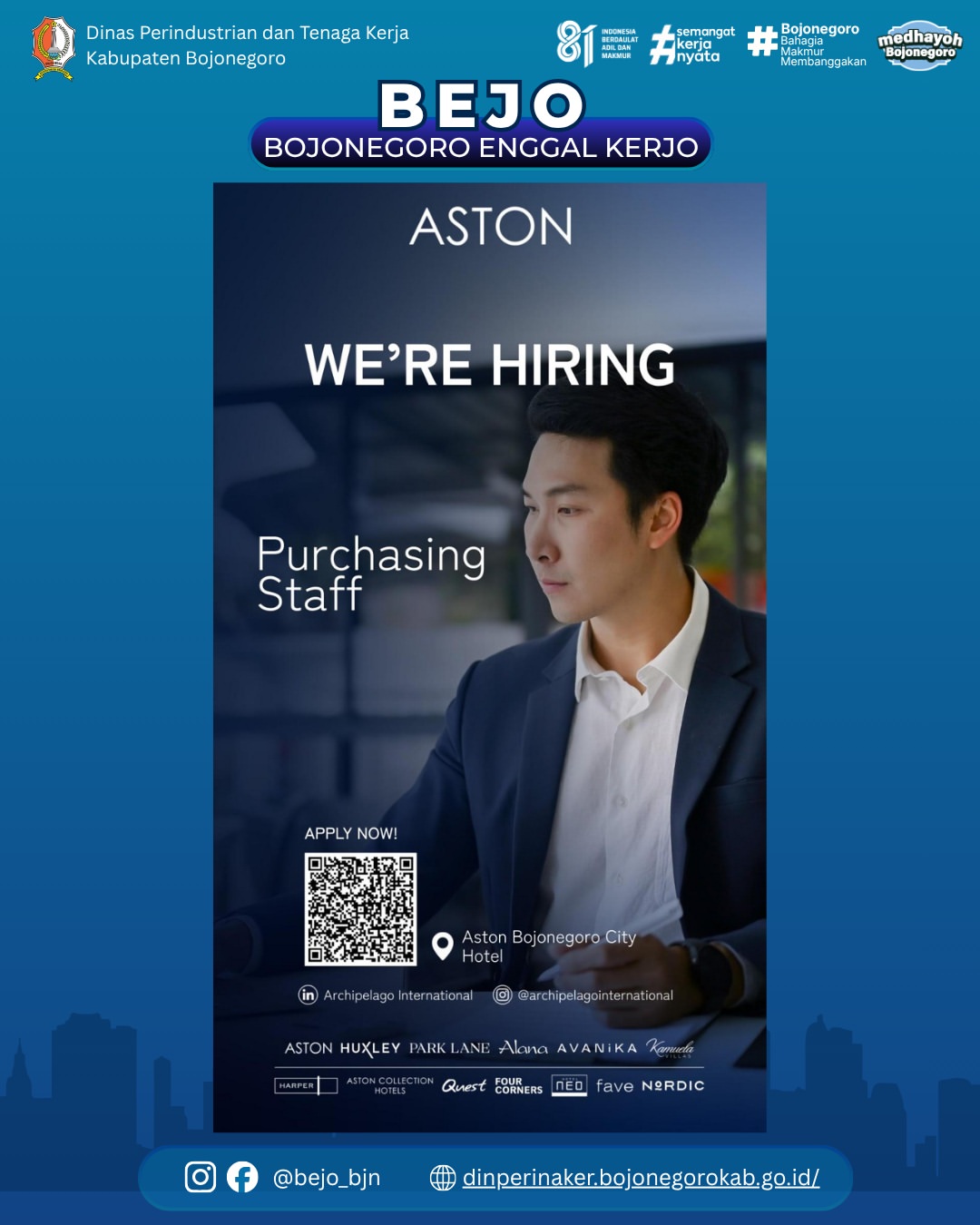 LOWONGAN KERJA - ASTON BOJONEGORO CITY