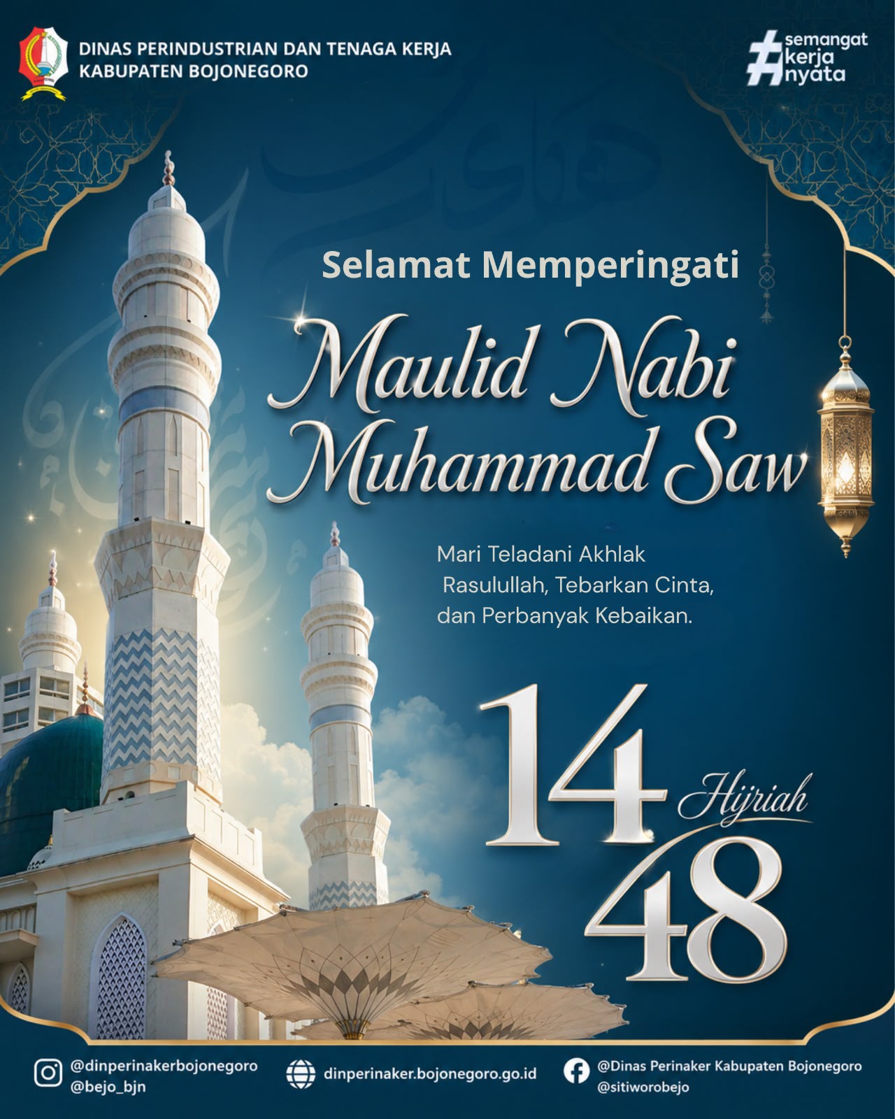 Selamat Memperingati Maulid Nabi Muhammad SAW 1448 H