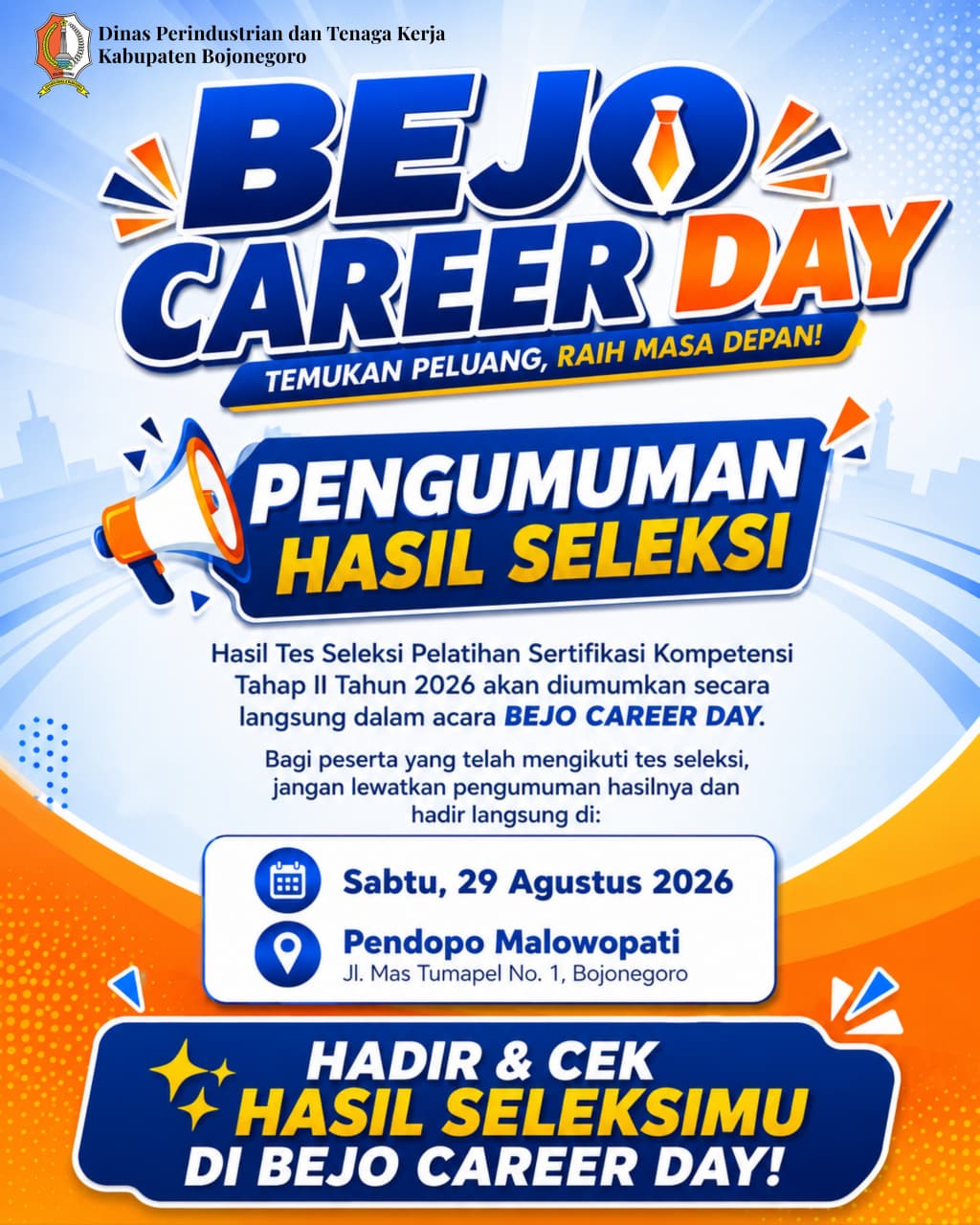 PENGUMUMAN HASIL TES TULIS
