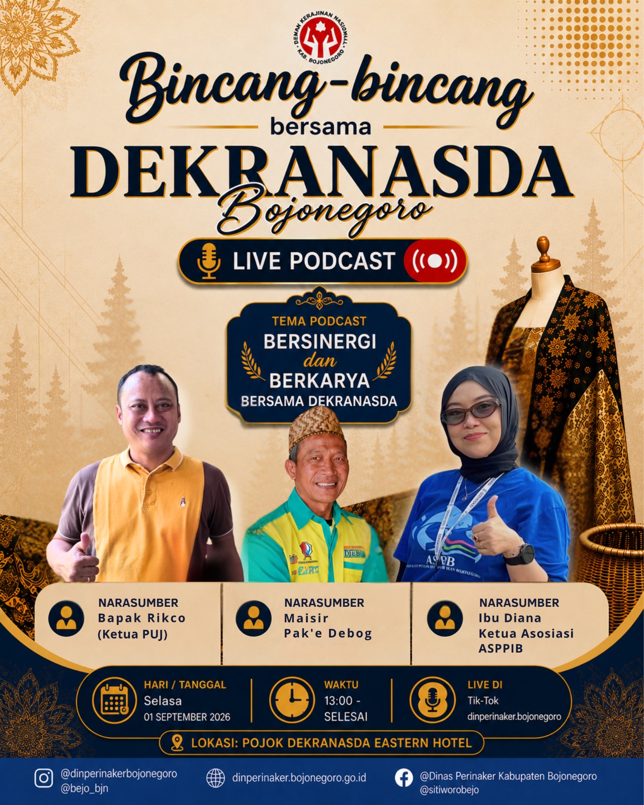 BERSINERGI DAN BERKARYA BERSAMA DEKRANASDA!