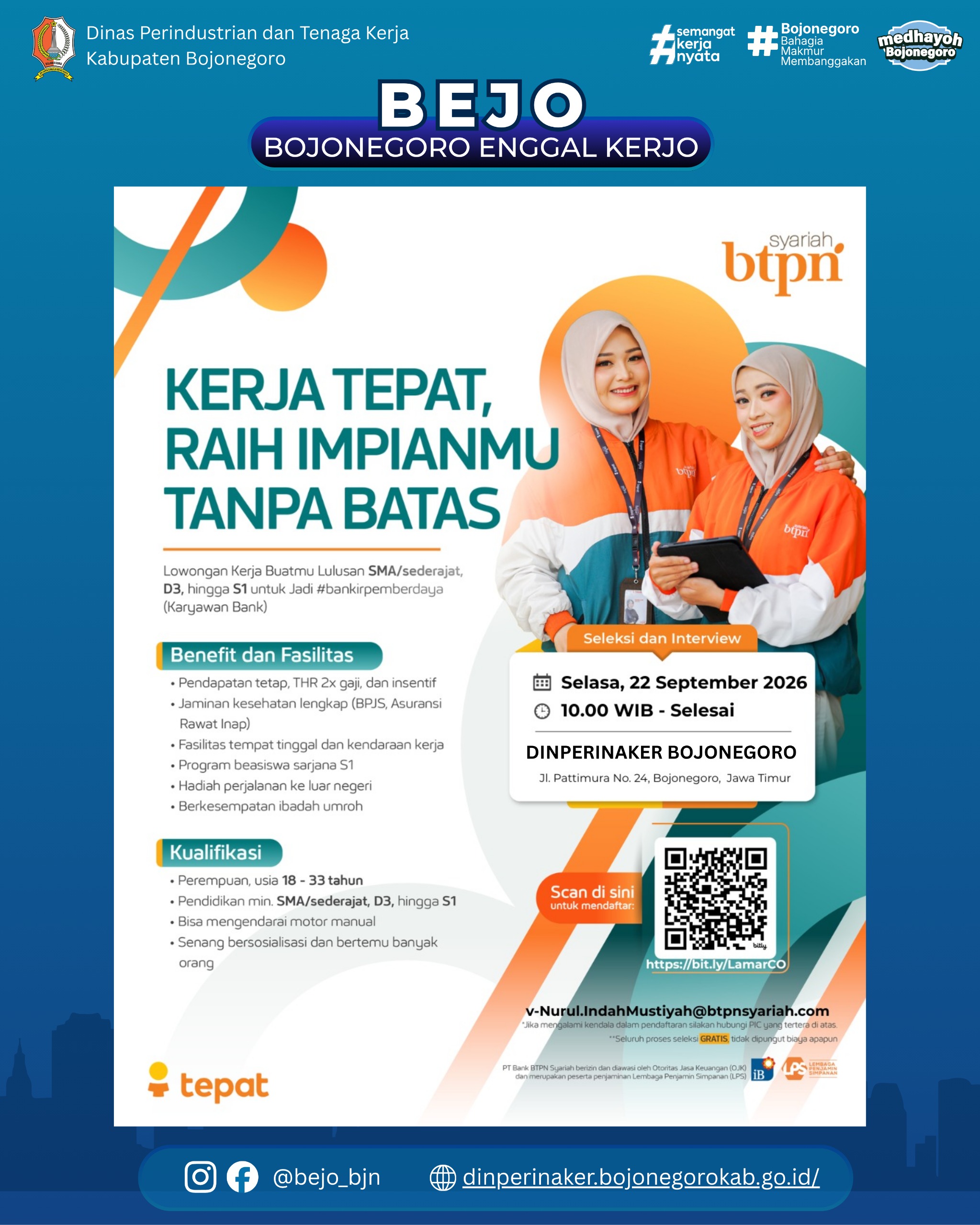 WALK IN INTERVIEW – BTPN Syariah