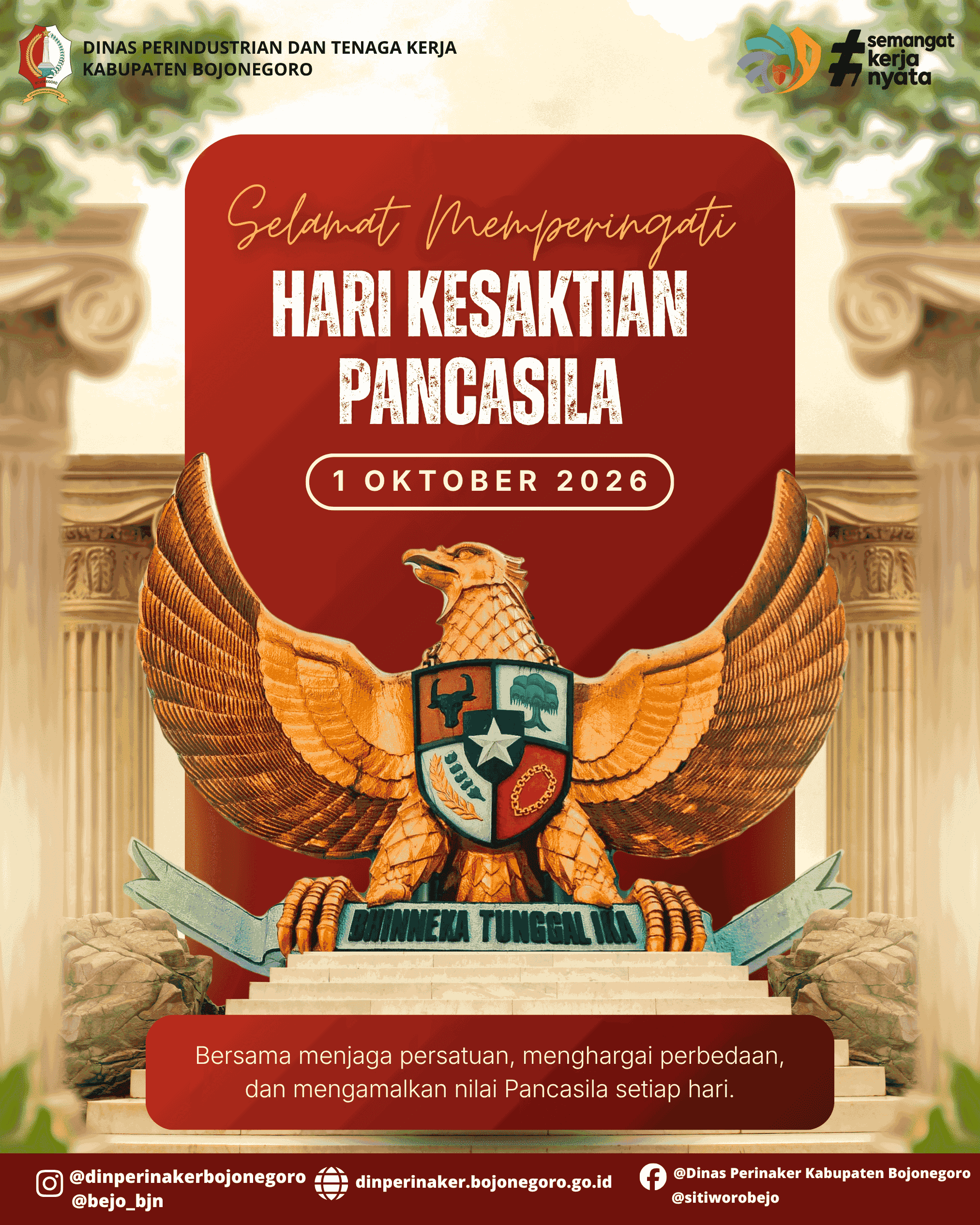 Selamat Hari Kesaktian Pancasila