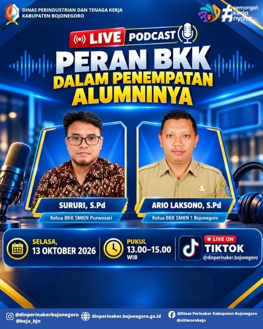 LIVE PODCAST: PERAN BKK DALAM PENEMPATAN ALUMNINYA!