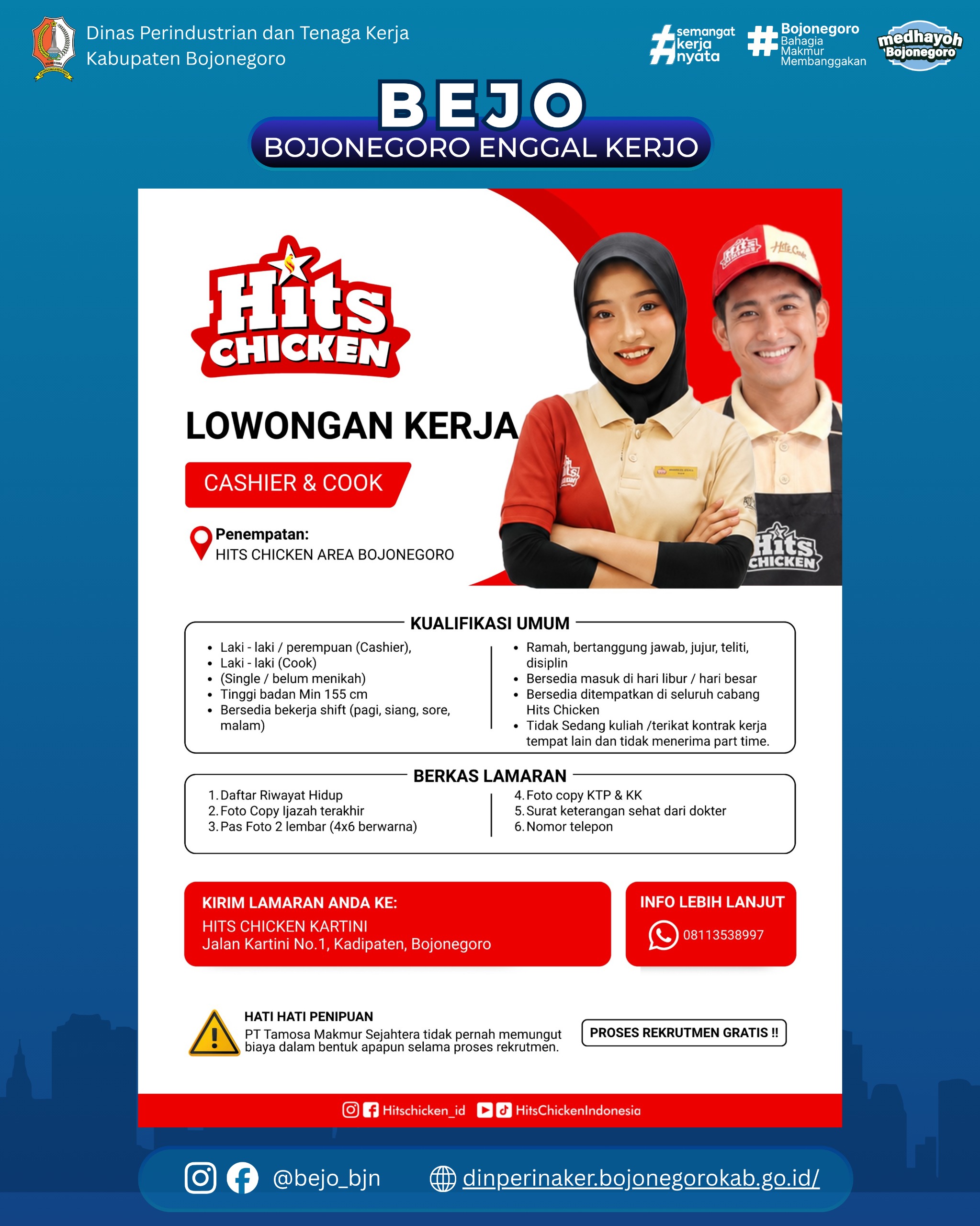 LOWONGAN KERJA TERBARU – Hits Chiken