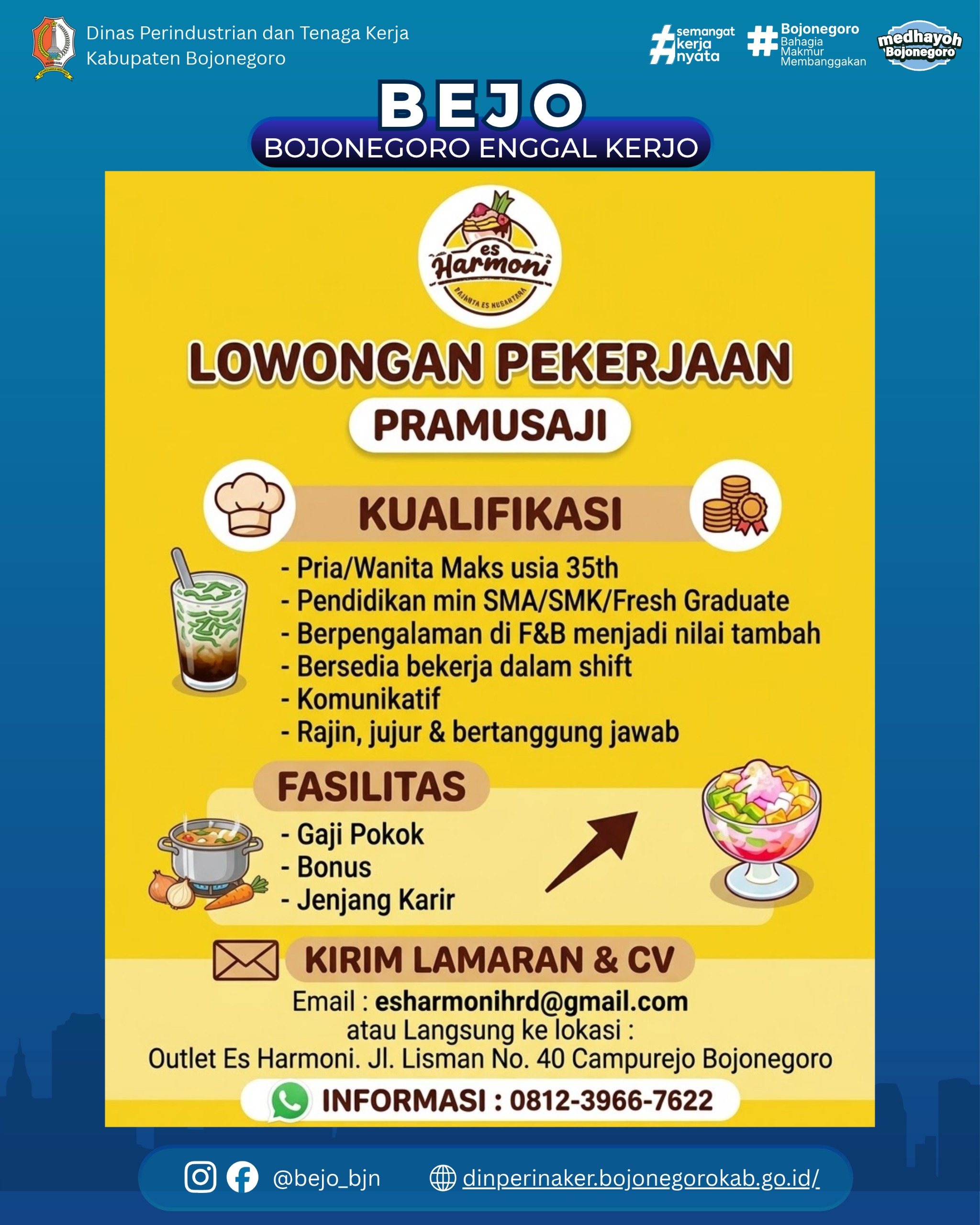 LOWONGAN KERJA TERBARU – Es Harmoni