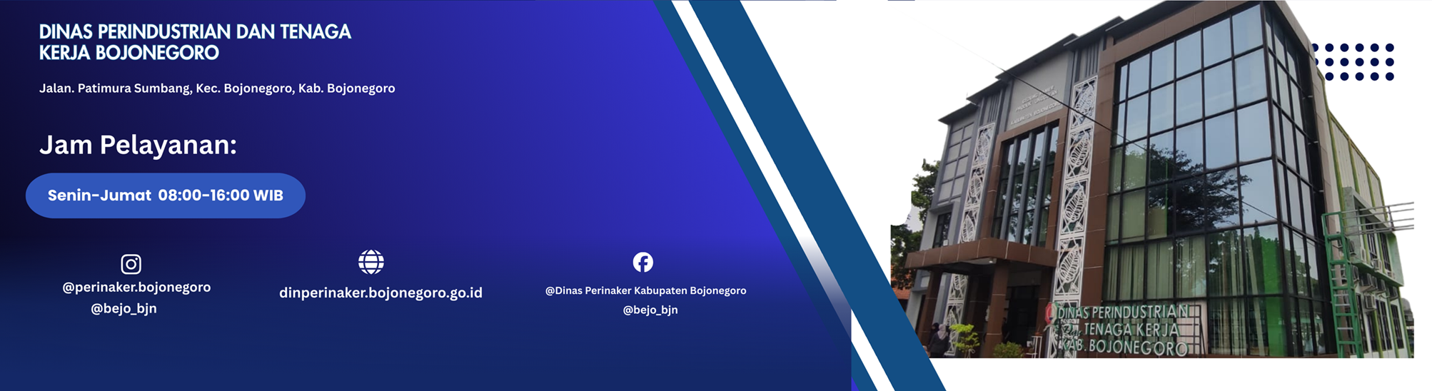 Dinas Perindustrian dan Tenaga Kerja<BR>Kabupaten Bojonegoro